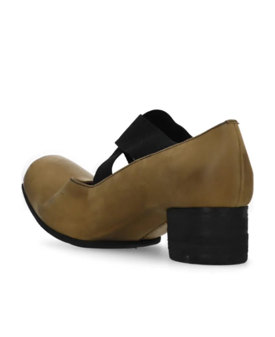 40Mm Square-Toe Leather Ballerina Shoes