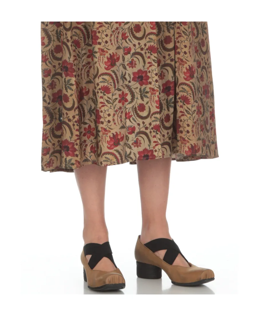 40Mm Square-Toe Leather Ballerina Shoes
