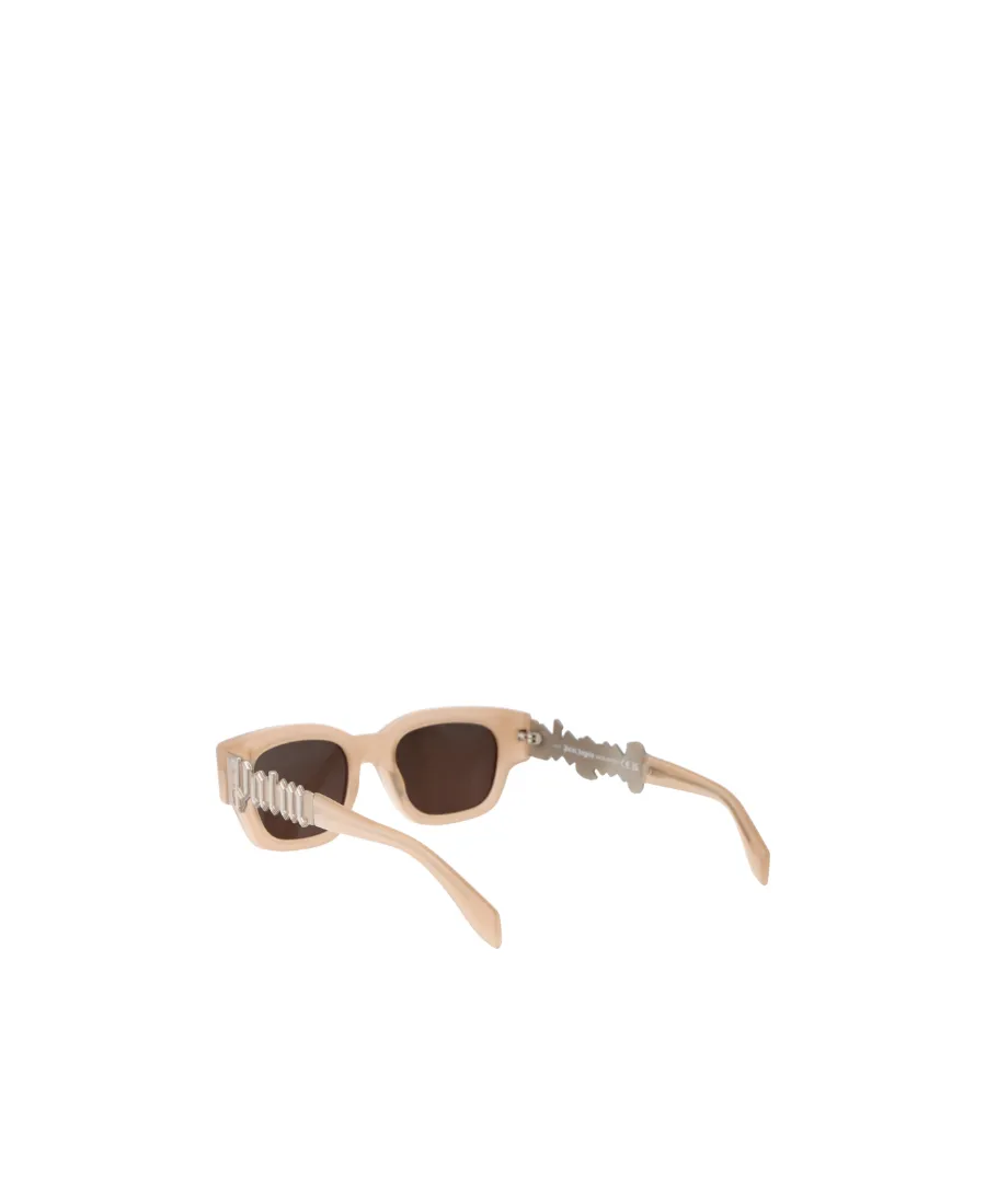 Palm Angels Posey Rectangular-Frame Sunglasses