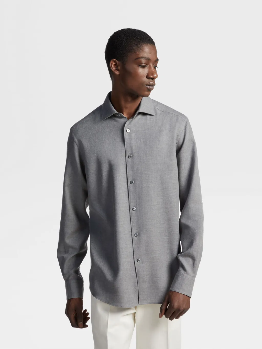 Zegna Cashco Long-Sleeved Shirt