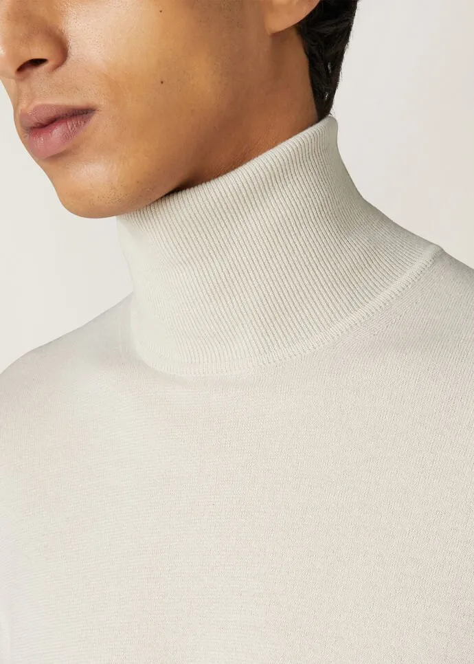 Turtleneck Long-Sleeved Cashmere Sweater