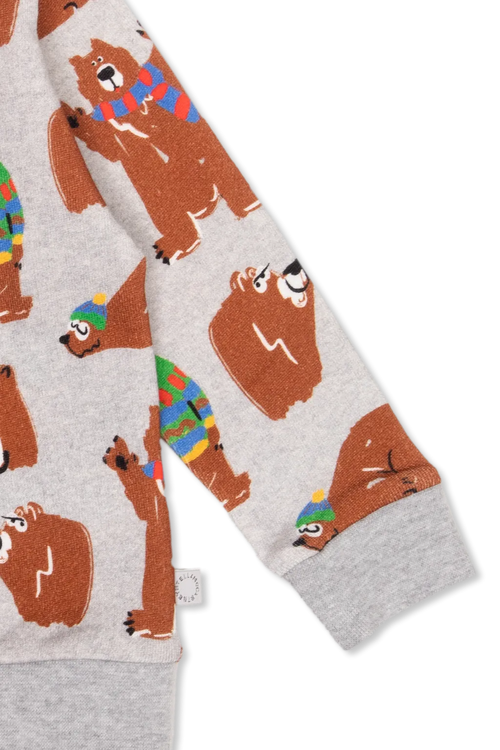 Stella Mccartney Kids Bear Printed Crewneck Sweatshirt