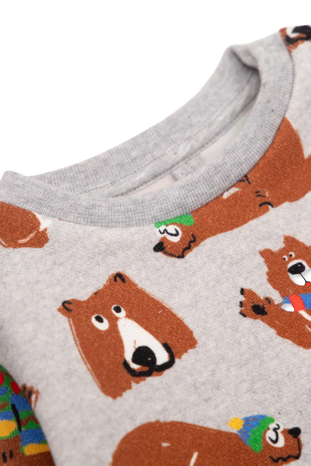 Stella Mccartney Kids Bear Printed Crewneck Sweatshirt