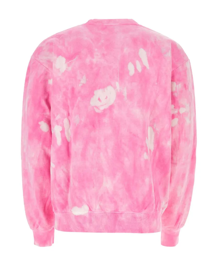 Wellness Tie-Dye Cotton Sweatshirt