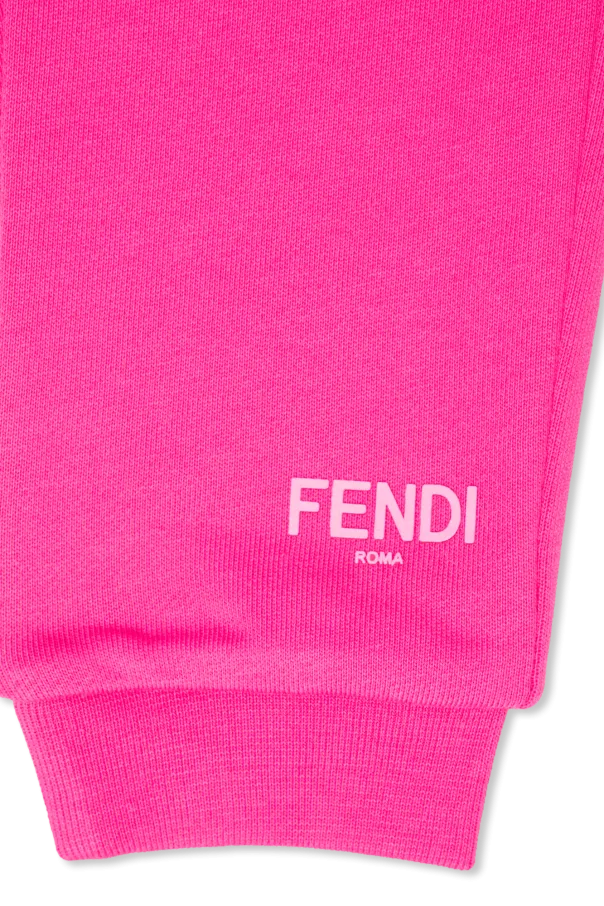 Fendi Kids Logo Printed Sweatpants