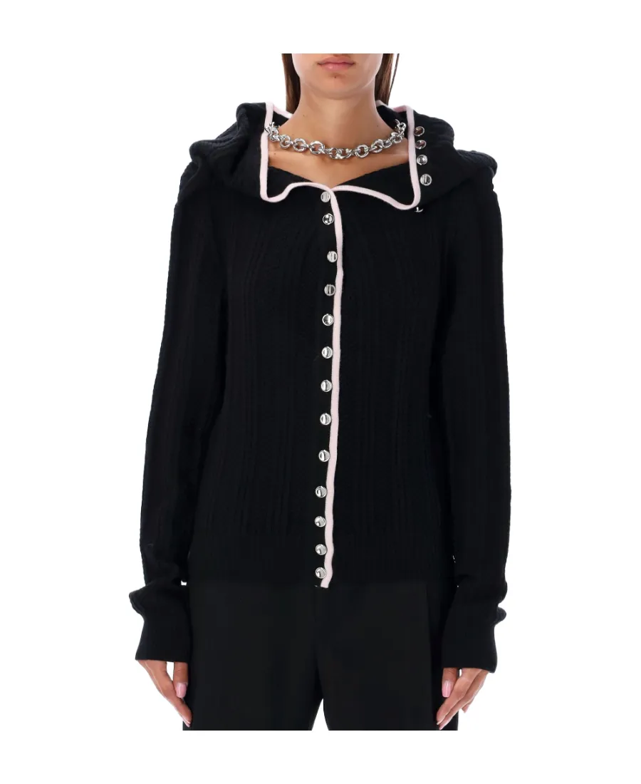 Single-Breasted Long-Sleeved Cardigan