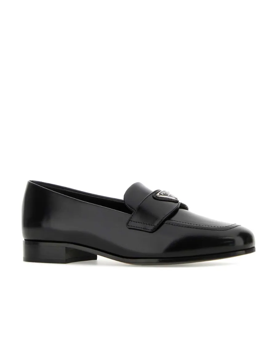 Brushed Leather Loafers