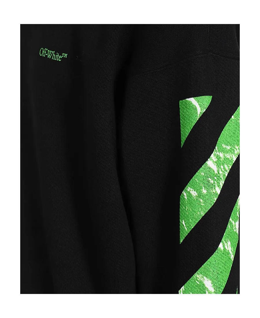Diag Stripe Cotton Sweatshirt