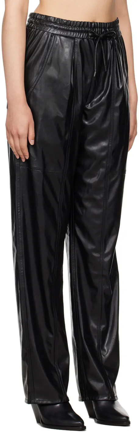 Brina Faux-Leather Trousers
