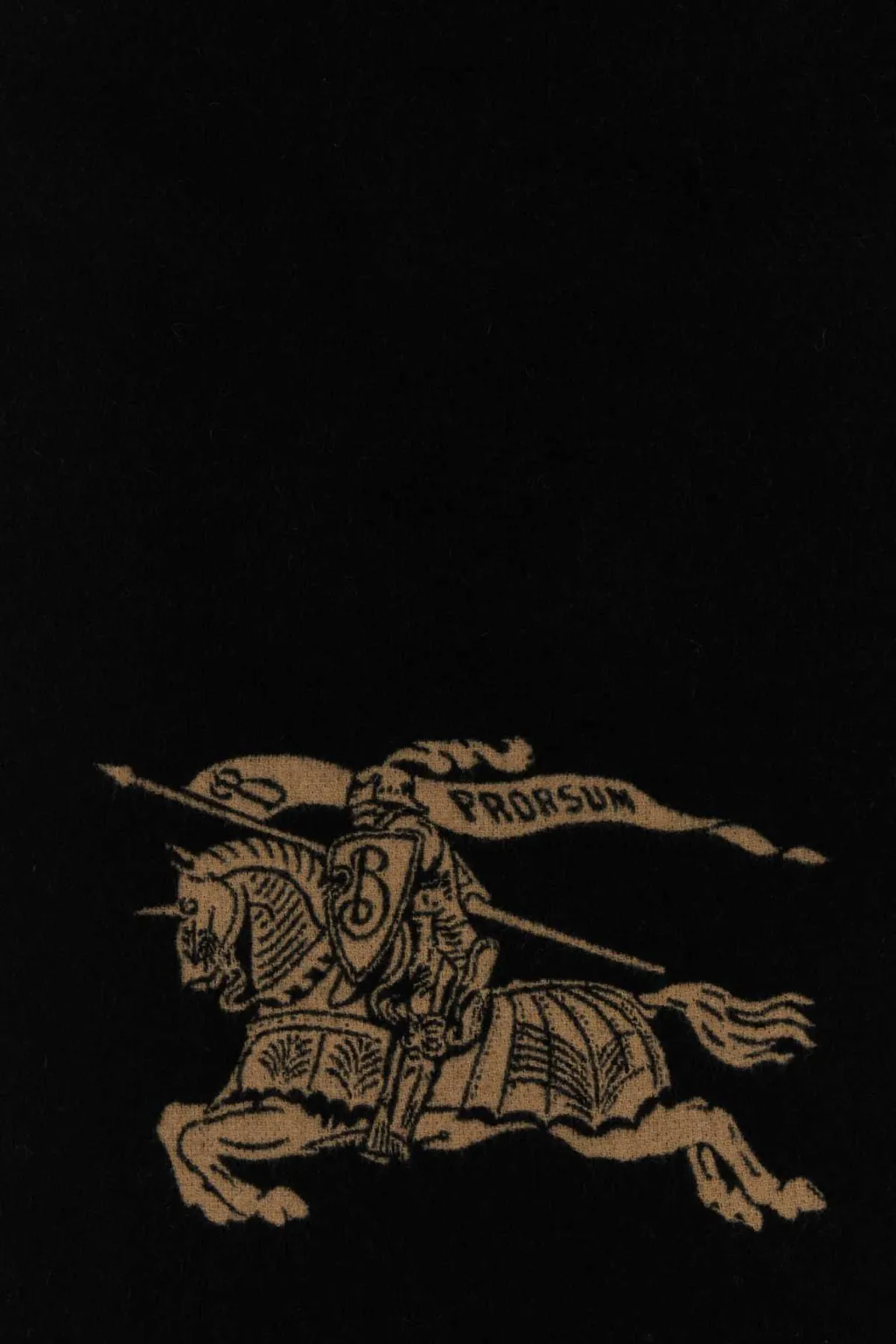 Burberry Logo Detailed Fringed Scarf