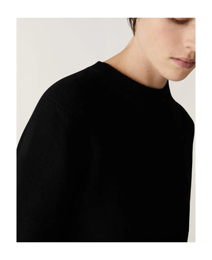 Asymmetric-Hem Cashmere Top
