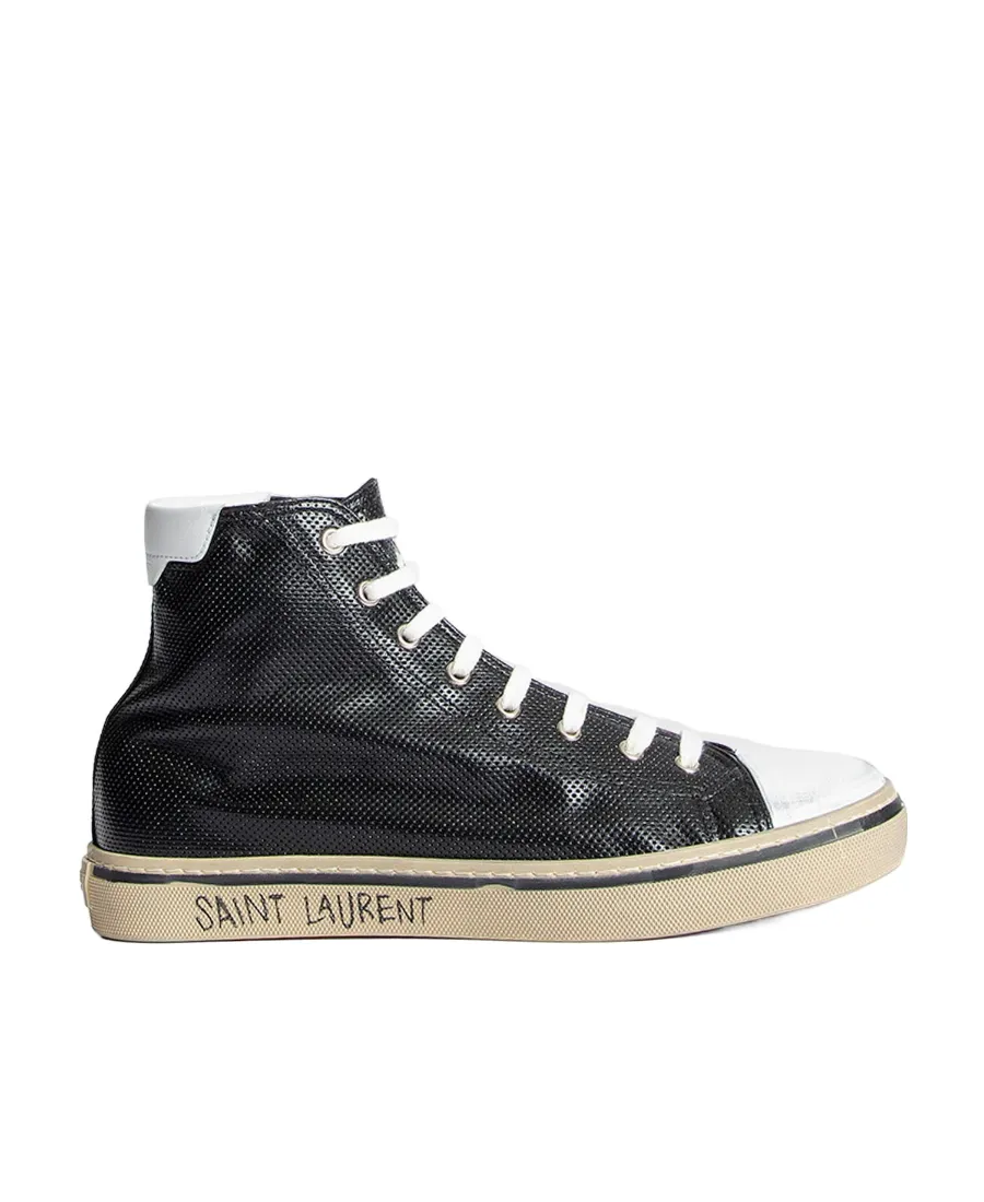 Saint Laurent Malibu Lace-Up Sneakers