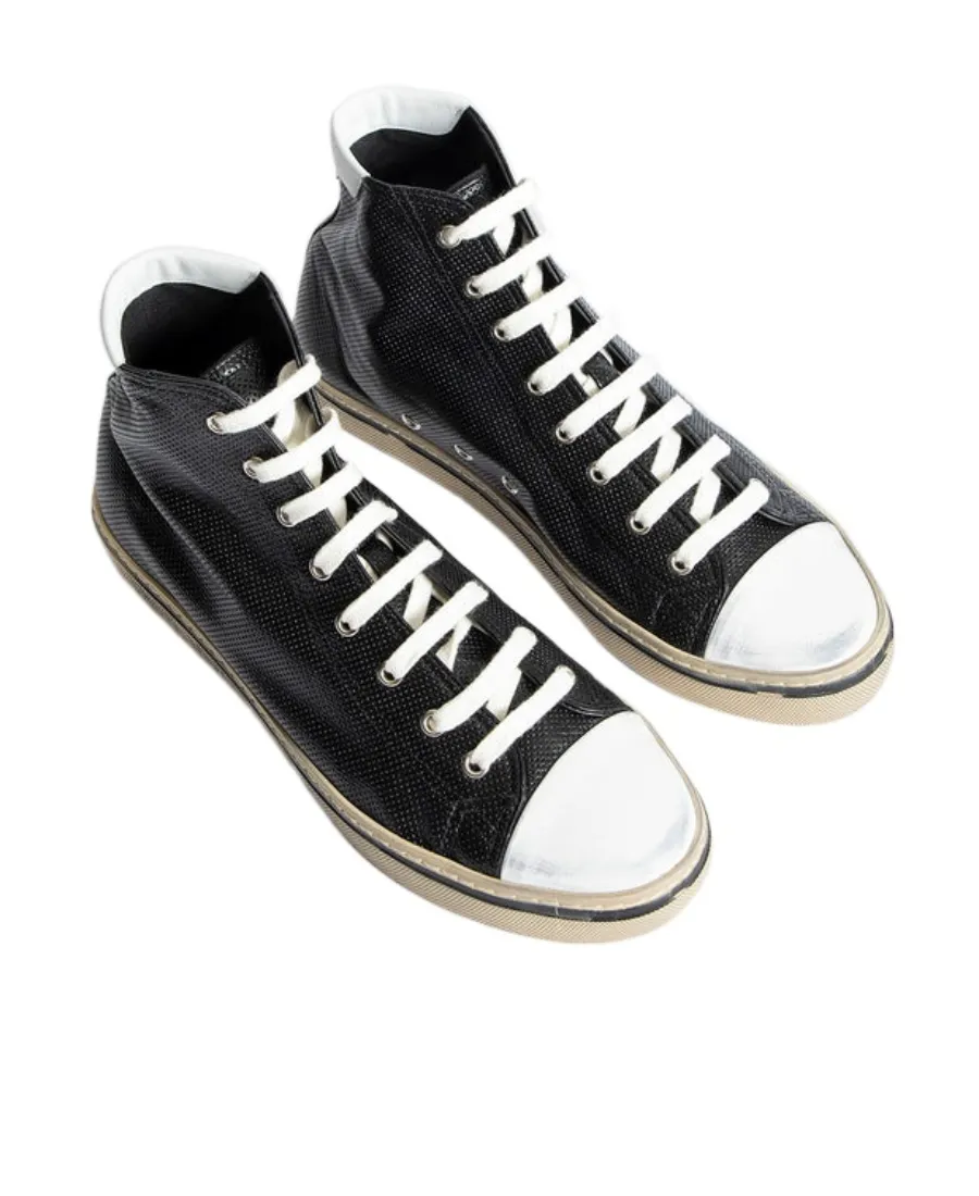 Saint Laurent Malibu Lace-Up Sneakers