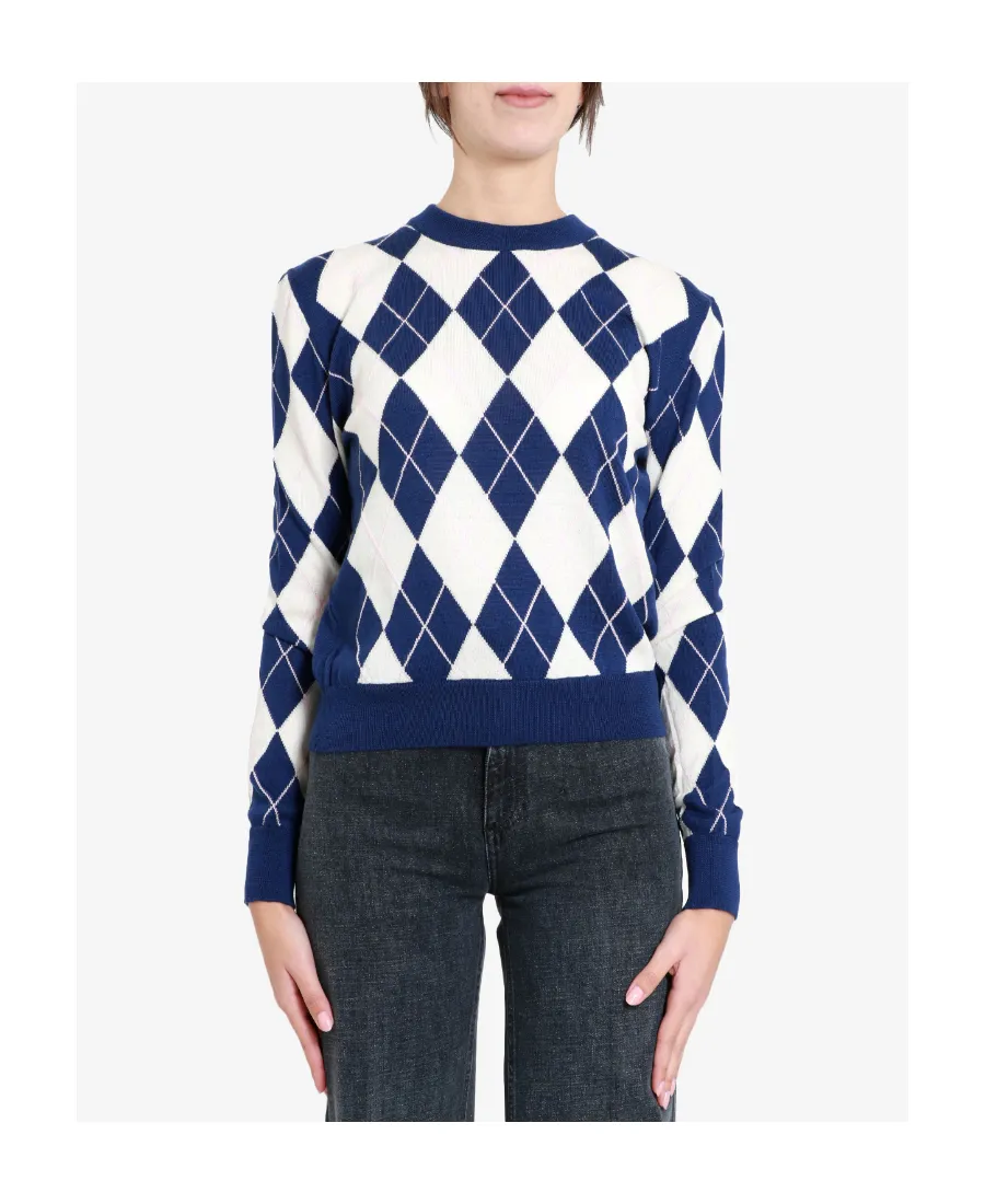 Crew-Neck Virgin-Wool Jumper