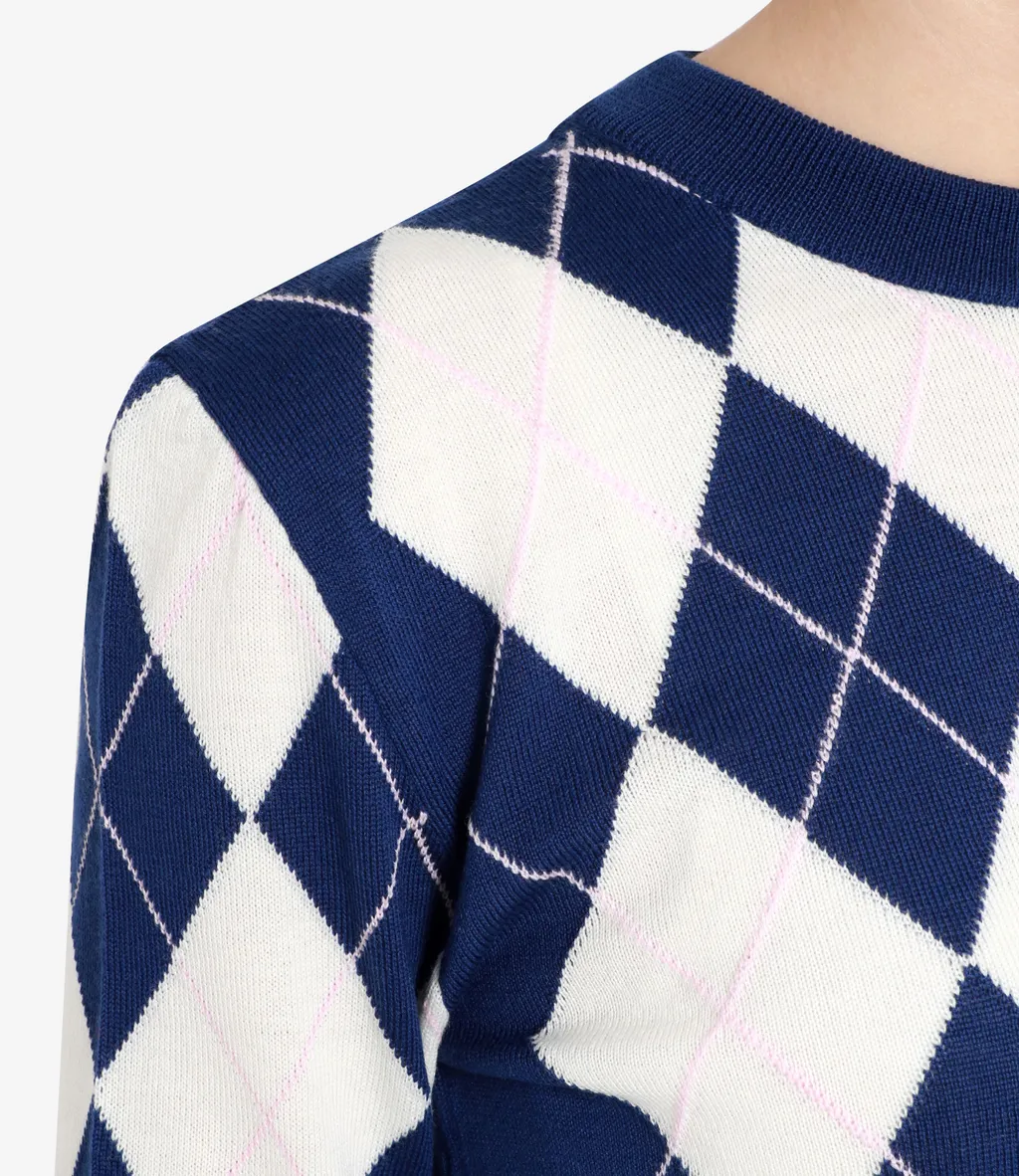 Crew-Neck Virgin-Wool Jumper