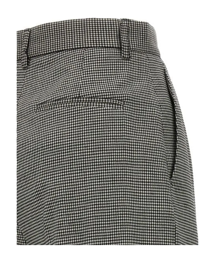 Rochas Houndstooth Patterned Pants