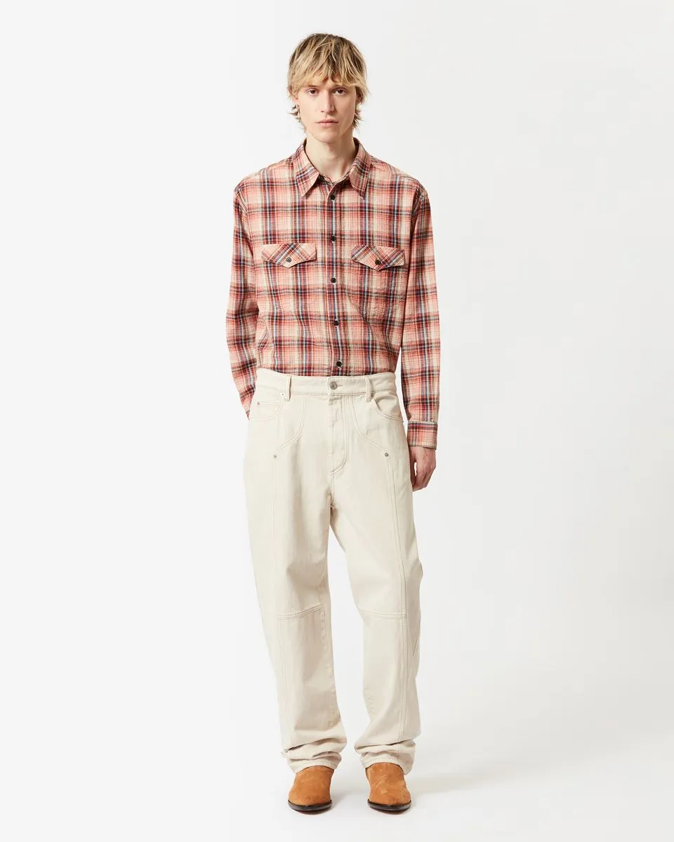 Isabel Marant Logo Patch Straight-Leg Pants