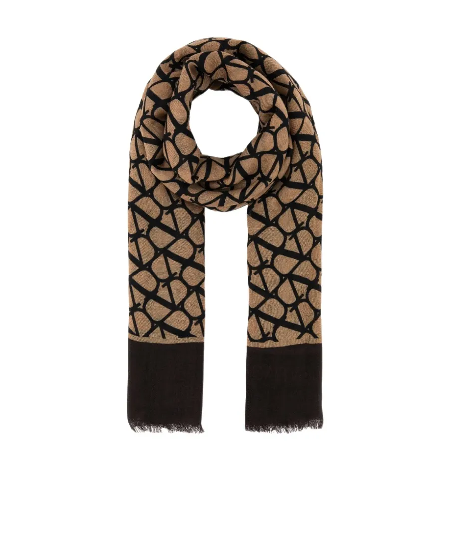 Valentino All-Over Patterned Scarf
