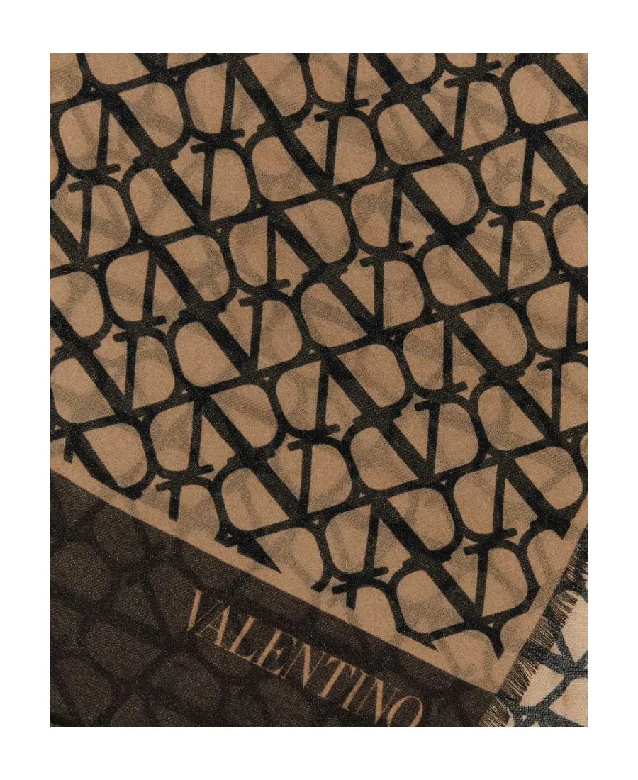 Valentino All-Over Patterned Scarf