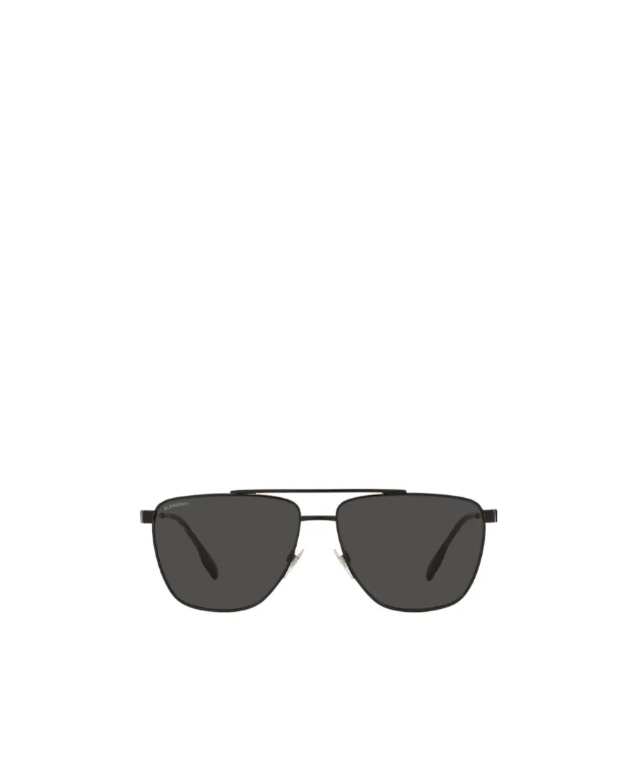 Contrast-Color Logo Sunglasses