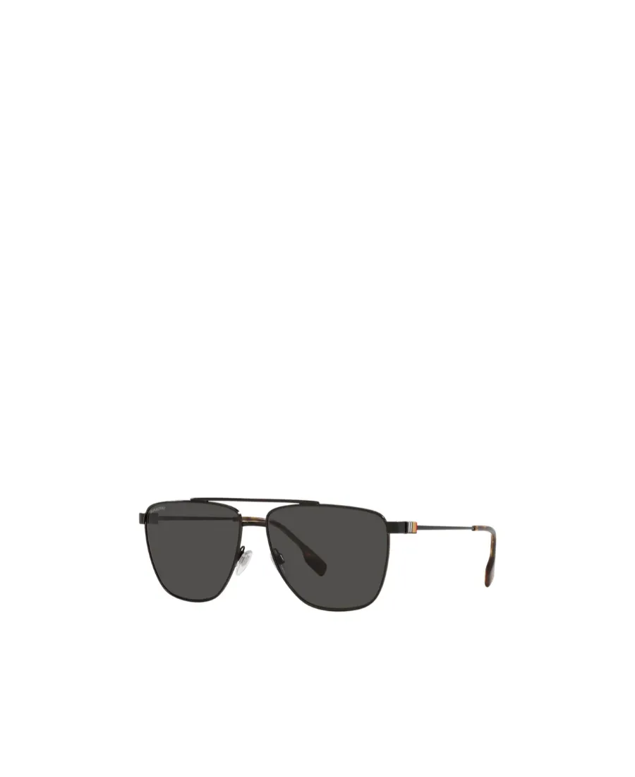 Contrast-Color Logo Sunglasses