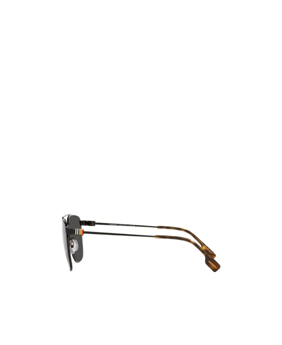 Contrast-Color Logo Sunglasses