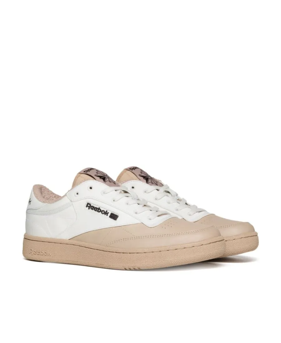 Logo-Patch Leather Sneakers
