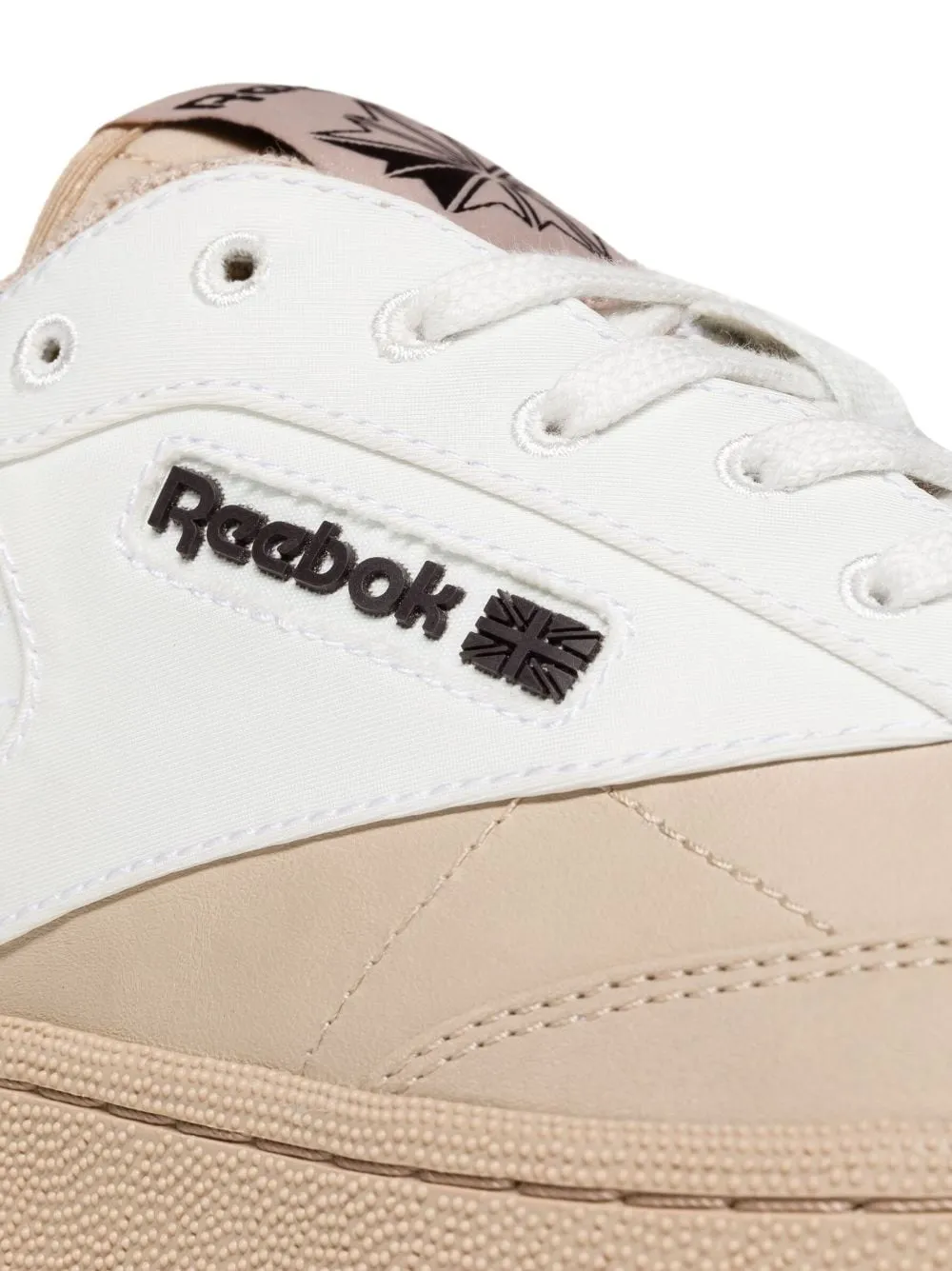 Logo-Patch Leather Sneakers