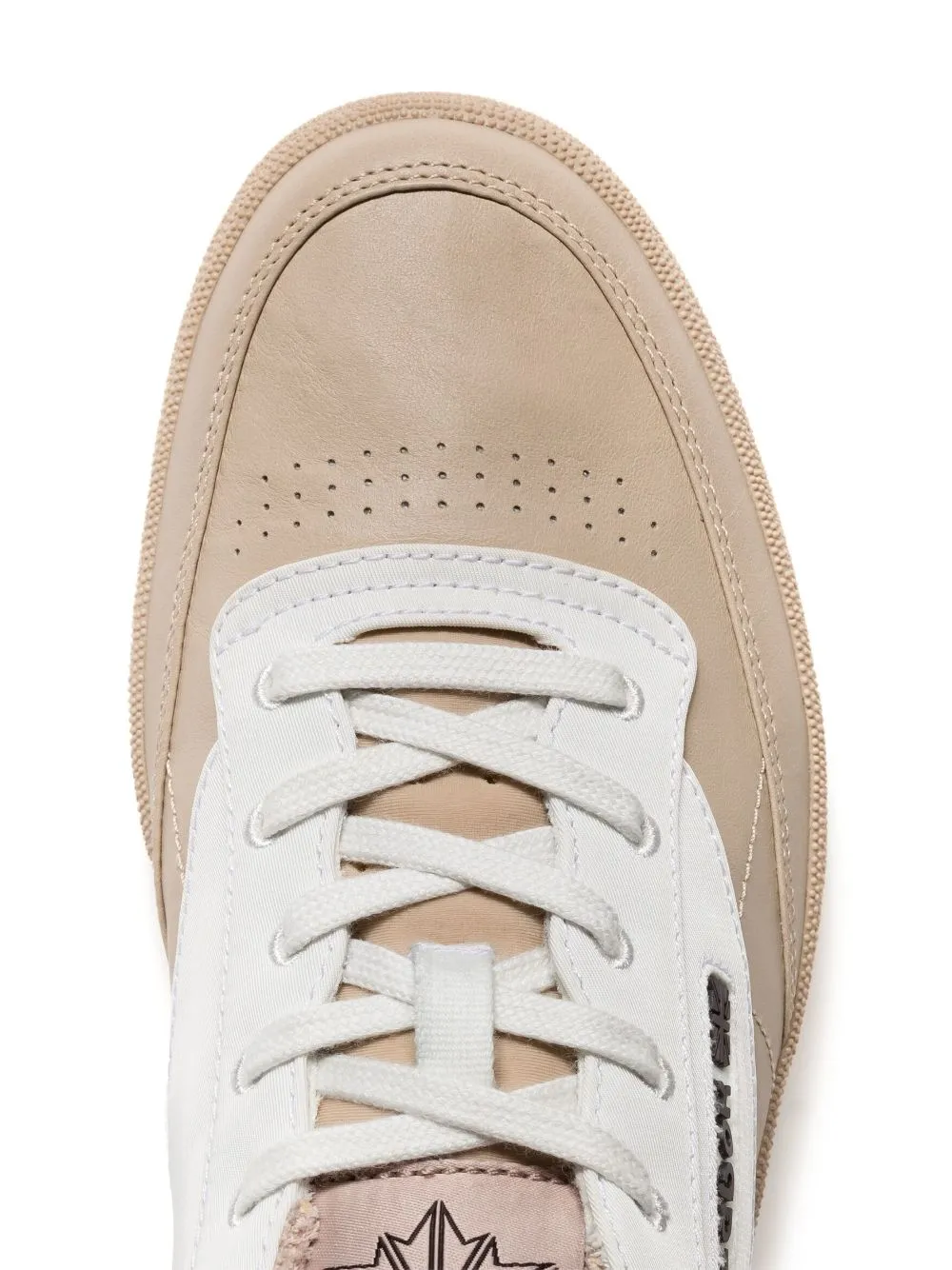Logo-Patch Leather Sneakers