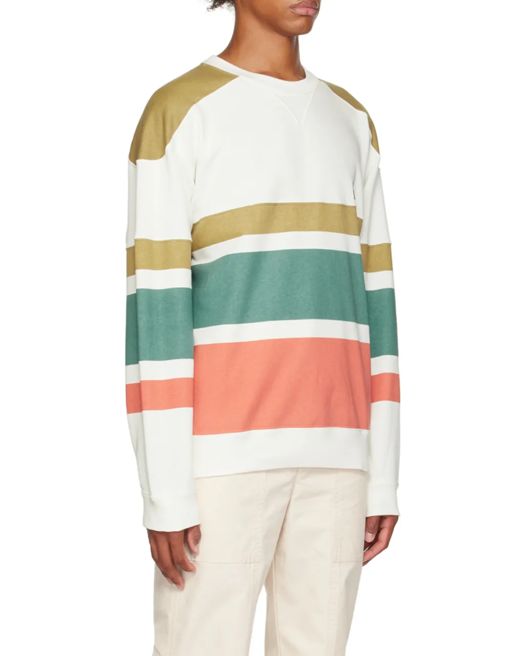 Meyoan Striped Logo Sweatshirt