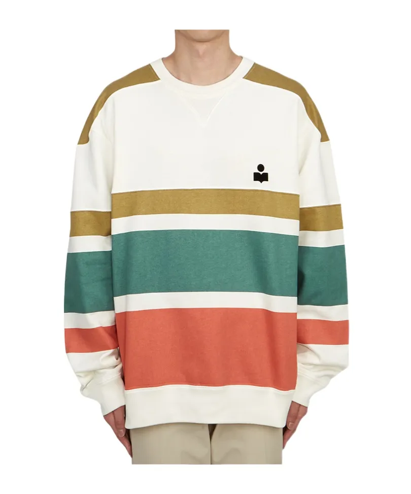 Meyoan Striped Logo Sweatshirt