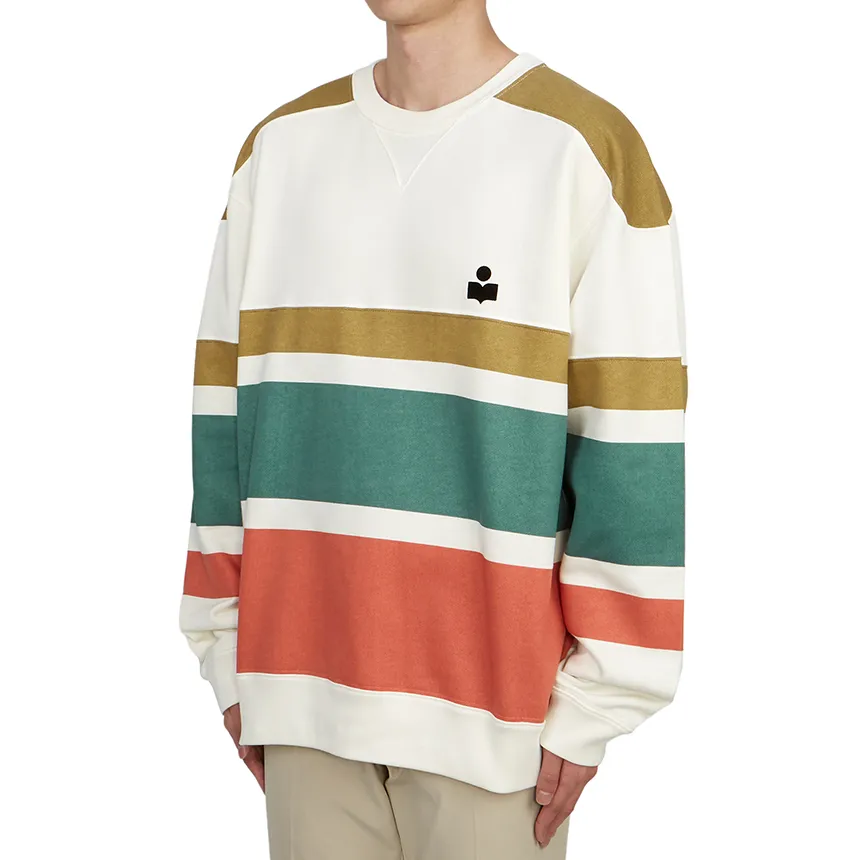 Meyoan Striped Logo Sweatshirt