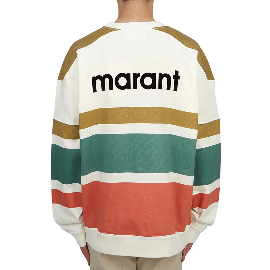 Meyoan Striped Logo Sweatshirt