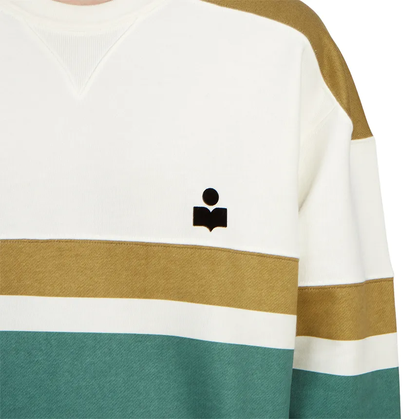 Meyoan Striped Logo Sweatshirt