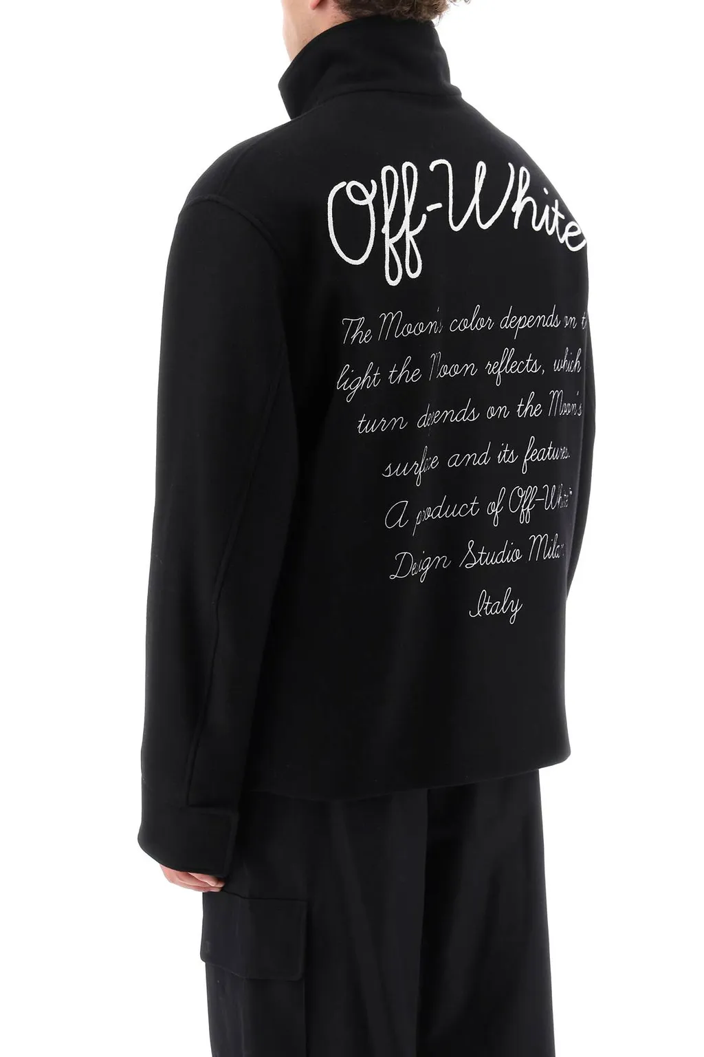 Off-White Graphic Printed Buttoned Jacket