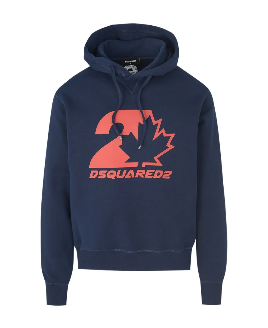 Dsquared2 Logo-Printed Drawstring Hoodie