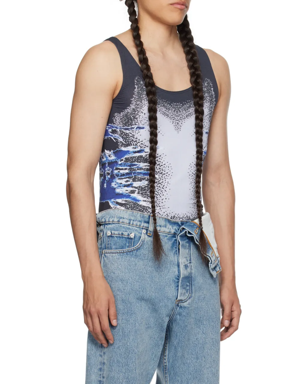 Whisker-Print Top