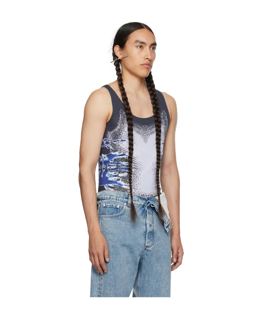 Whisker-Print Top