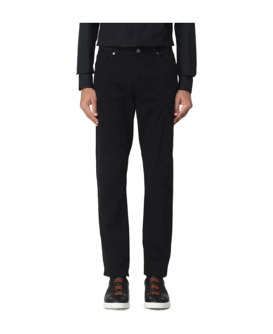 Logo Patch Casual Pants
