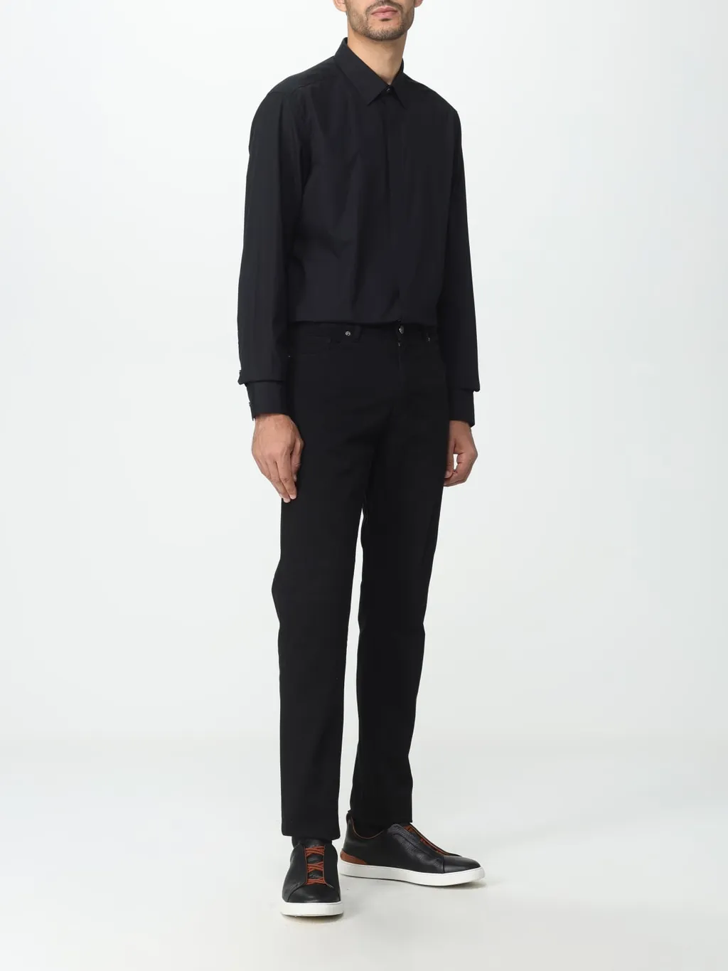 Logo Patch Casual Pants