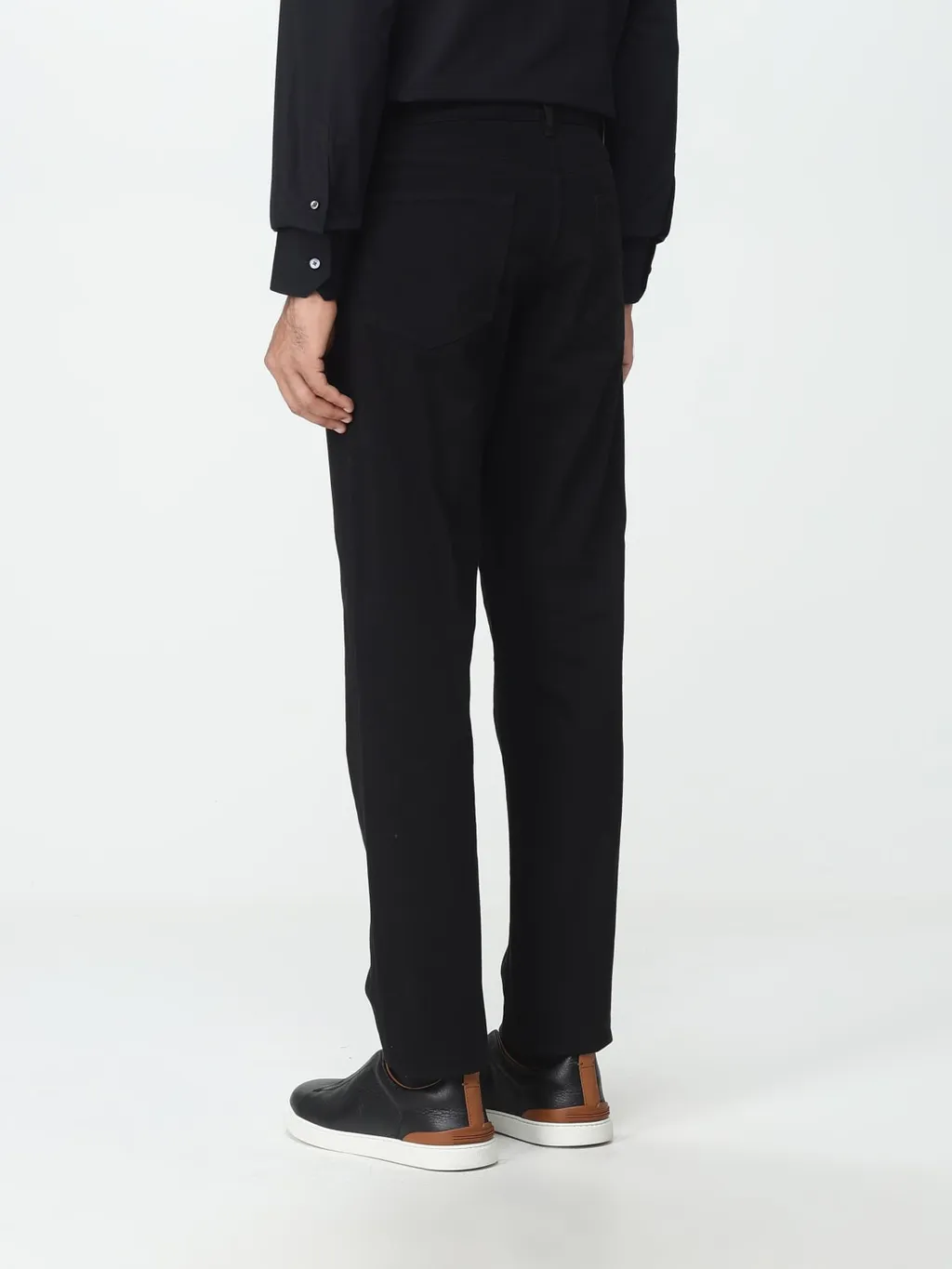 Logo Patch Casual Pants