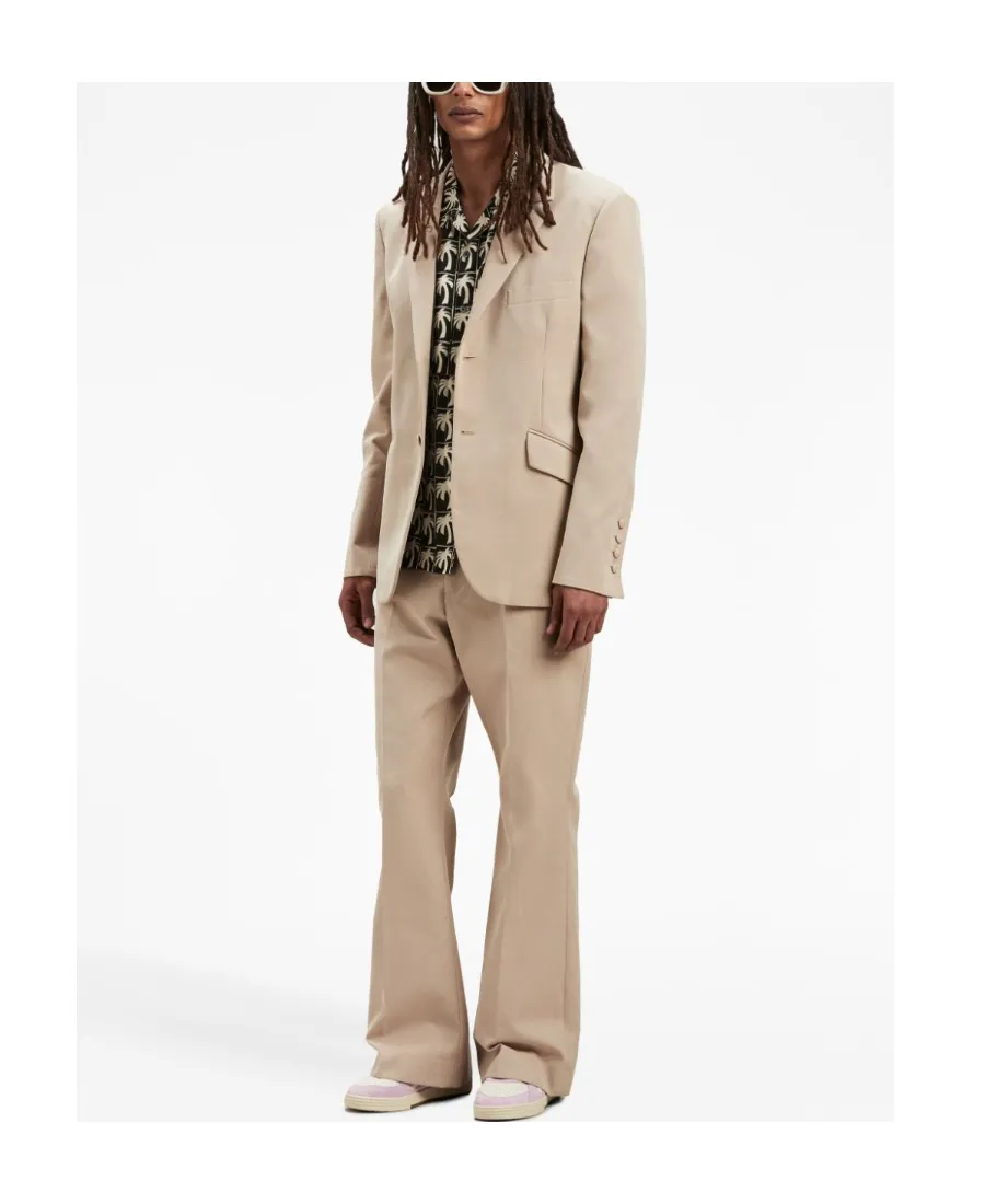 Palm Angels Mid-Rise Flared Pants