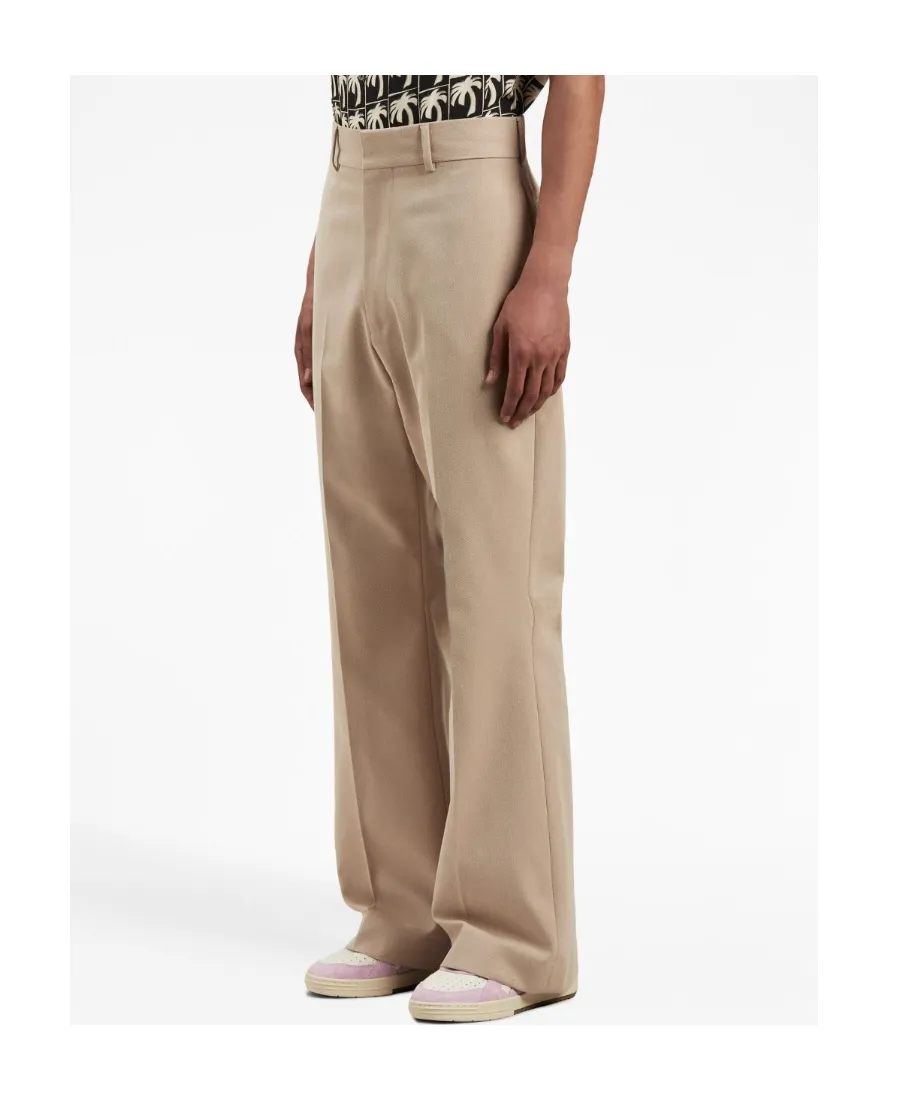 Palm Angels Mid-Rise Flared Pants