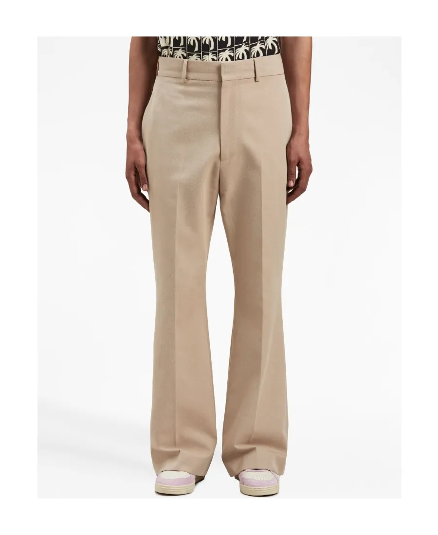 Palm Angels Mid-Rise Flared Pants