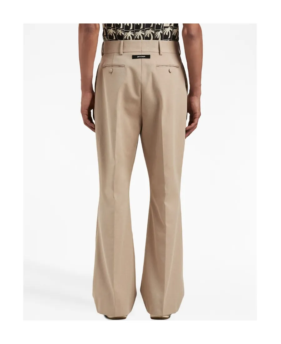 Palm Angels Mid-Rise Flared Pants