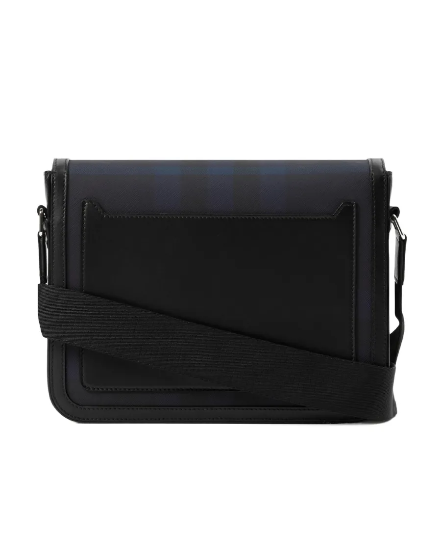 Alfred Check-Print Messenger Bag