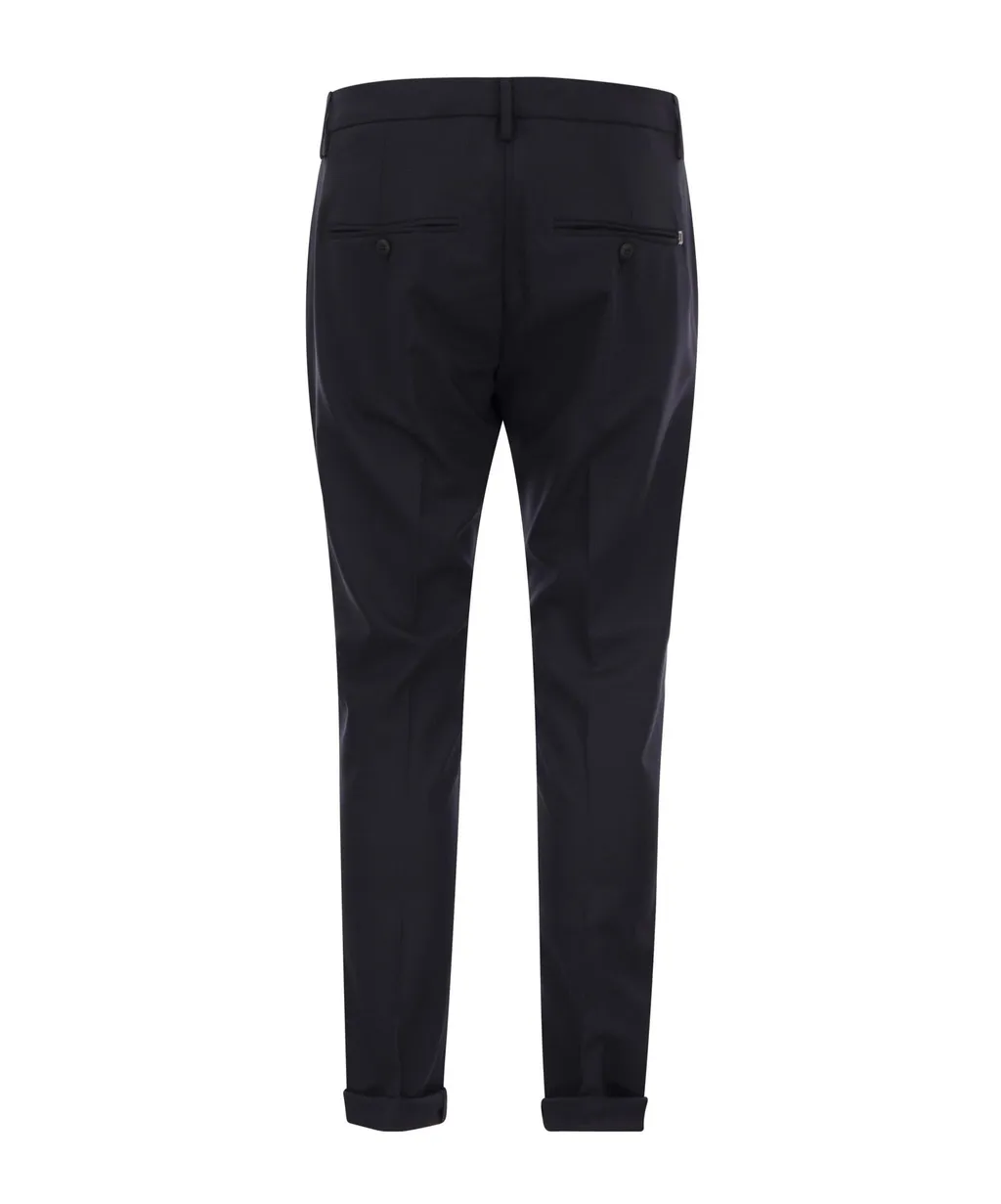 Dondup Cuffed Slim Fit Pants