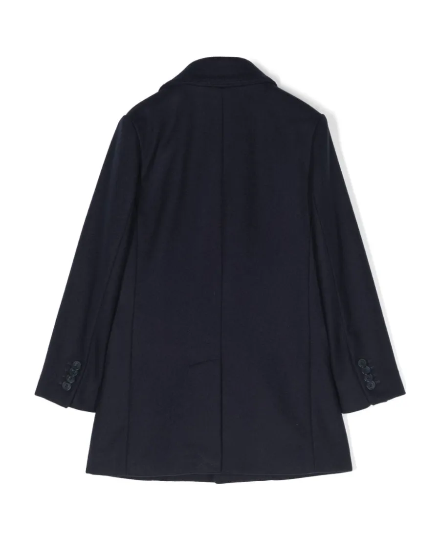 Fay Kids Layered Straight Hem Coat