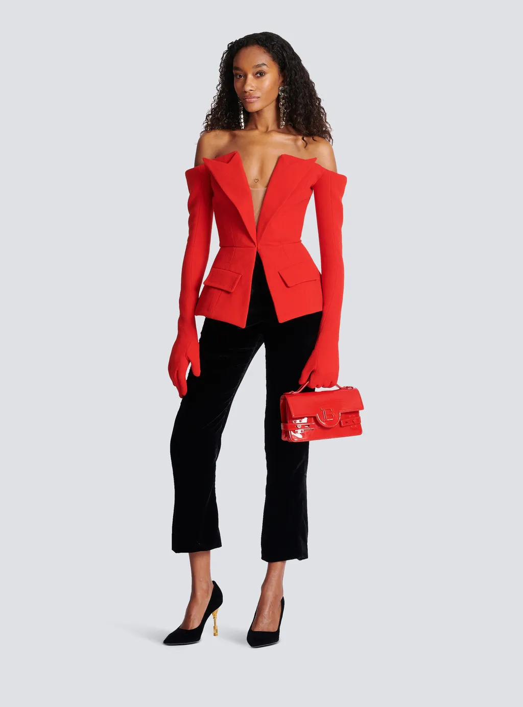 Off-The-Shoulder Peplum Top