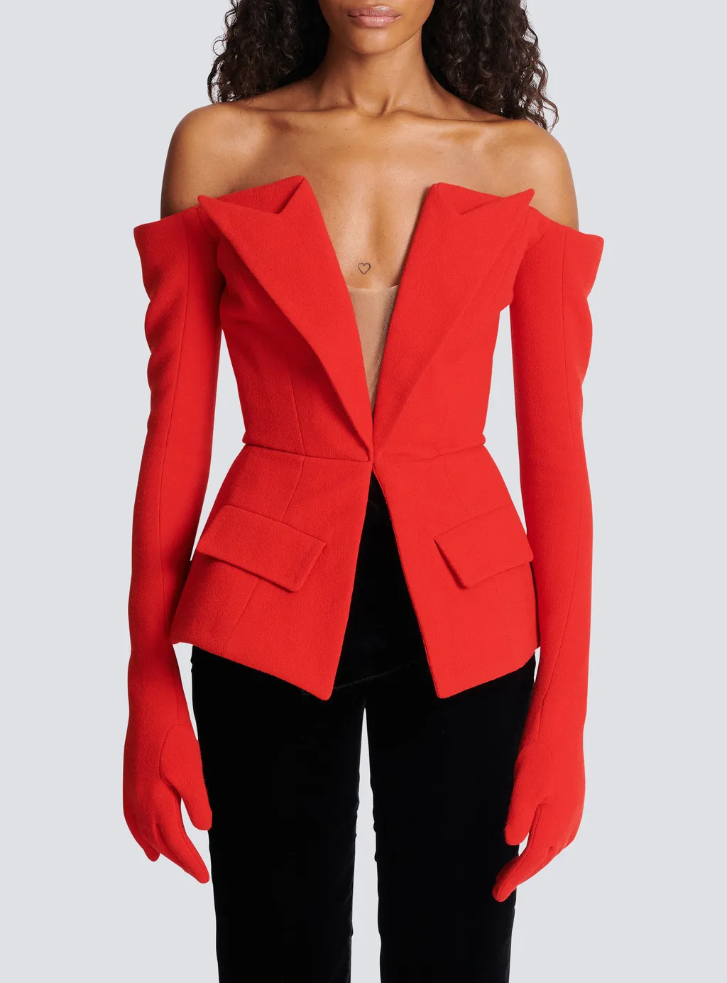 Off-The-Shoulder Peplum Top